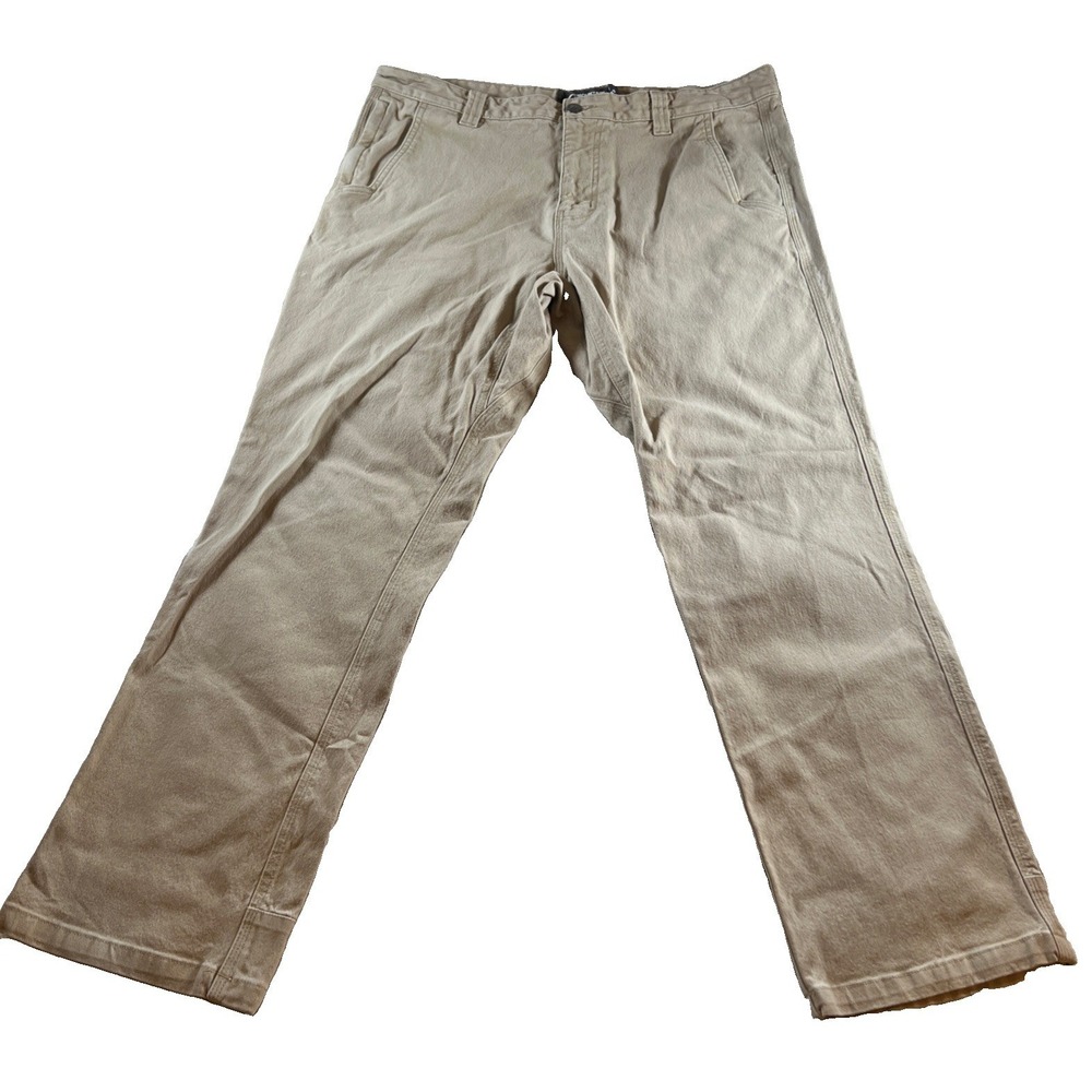 Mountain Khakis Pants Mens 36x31 Tan Classic Canvas Hiking Outdoors‎